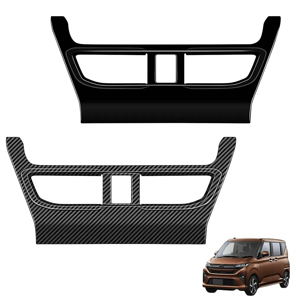 

RHD For Daihatsu MOVE 2025 2026 ABS Carbon Fiber Black Car Central Control Air Outlet Frame Cover Trim Interior Accessories K9R5
