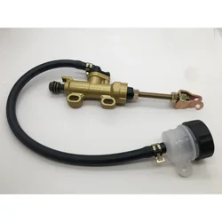 Universal Motorcycle One-line Pump Rear Brake Pump Foot Hydraulic Master Oil Cylinder Refit