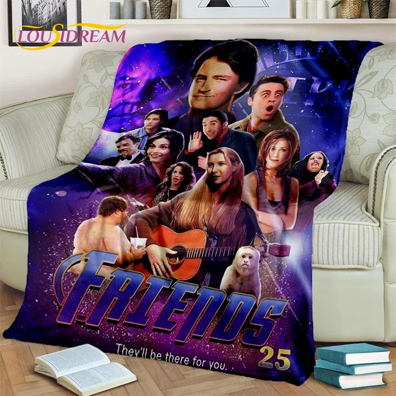 

Classic Central Perk Friends TV Show Blanket,Soft Throw Blanket for Home Bedroom Bed Sofa Picnic Travel Office Cover Child Gift