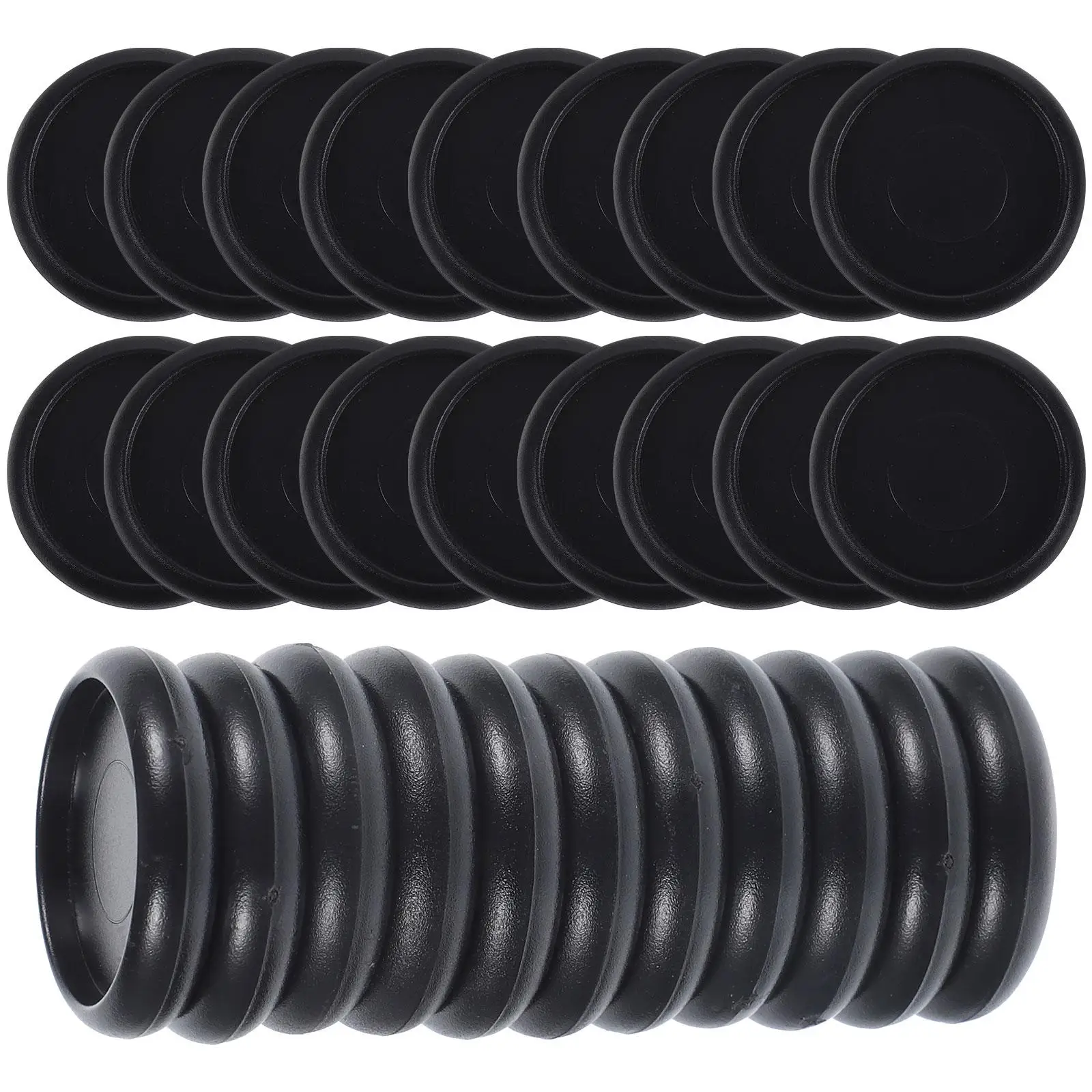

44 Pcs Binder Buckle Plastic Book Rings Mini Notebook Binding Discs ABS Material Smooth Widely Applied