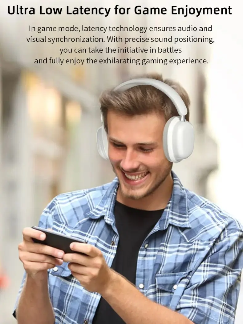 

СКИДКА 50% на выбор для гарнитуры Sooyn Over The Ear, время использования, 15 часов, отличное качество звука SY-T1 LZ-9, удобные игровые наушники