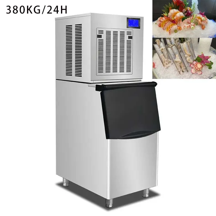 Hot Sale Commercial Industrial Shaved Granular Ice Maker Making Machine 380kg for Sale