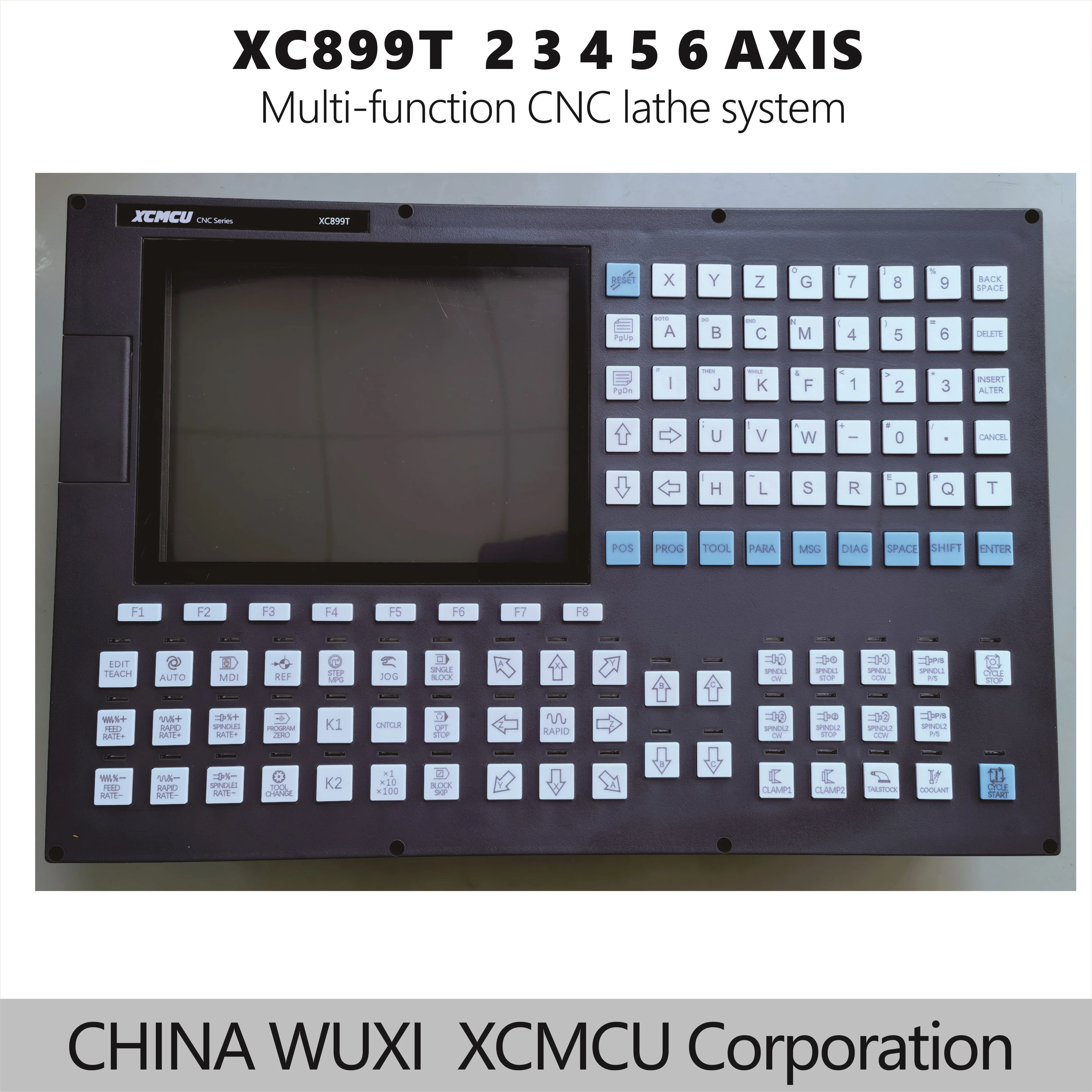 XCMCU XC899T 2/3/4/5/6 Axis Multi-function CNC lathe system FANUC G-code