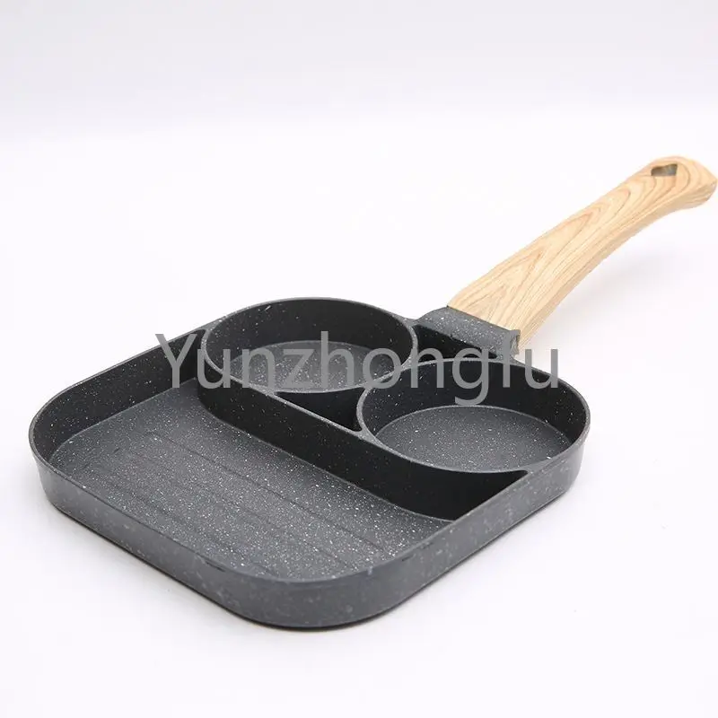 4 in 1 multi egg frying pan 2023 hot mini four hole egg pan non stick frying pan factory direct sales