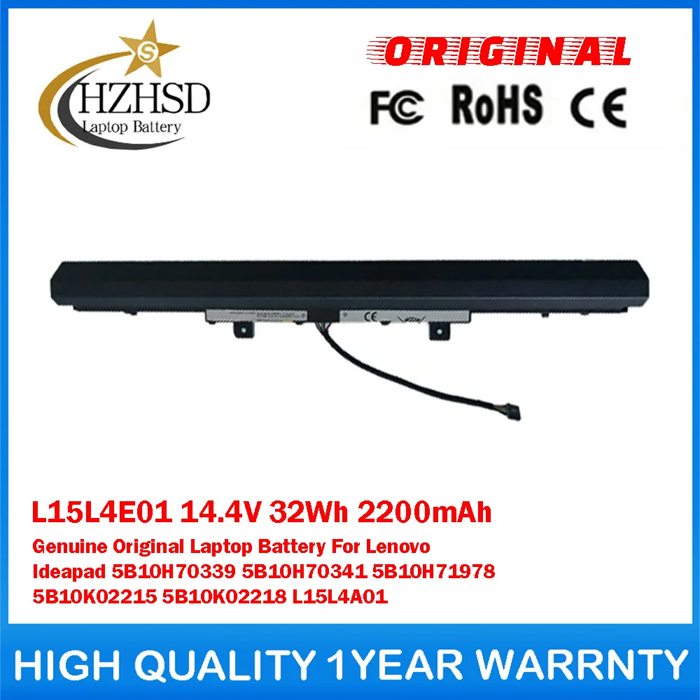 

L15L4E01 14.4V 32Wh 2200mAh L15L4A01 Genuine Original Laptop Battery For Lenovo Ideapad 5B10H70339 5B10H70341 5B10H71978/K02215