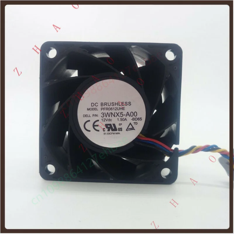 Z  for Delta 6038 PFR0612UHE CWPP4-A00 12V 1.50A 0419VC Dell Server Fan 3WNX5-A00