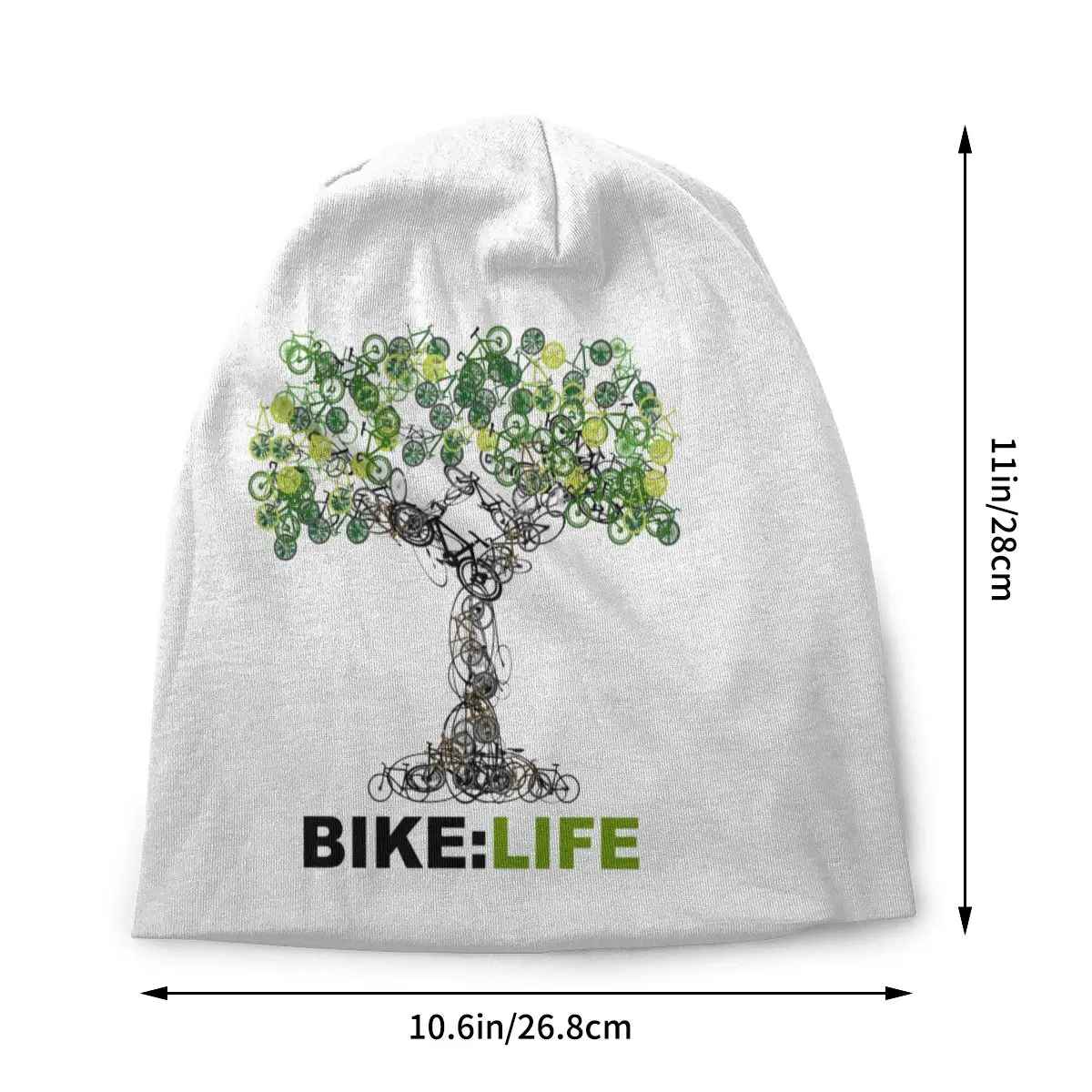 Bike Life Tree Biker BTM Bonnet Hats Knitted Hat Casual Street Skullies Beanies Hats Unisex Summer Warm Thermal Elastic Caps