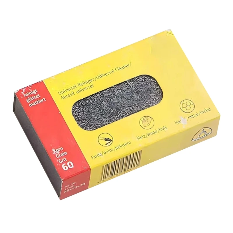 Fine Grit Rust Eraser Block 80x50x20mm Long Lasting for Home Workshop Smooth Stainless Finish Scratch Removal Polishing