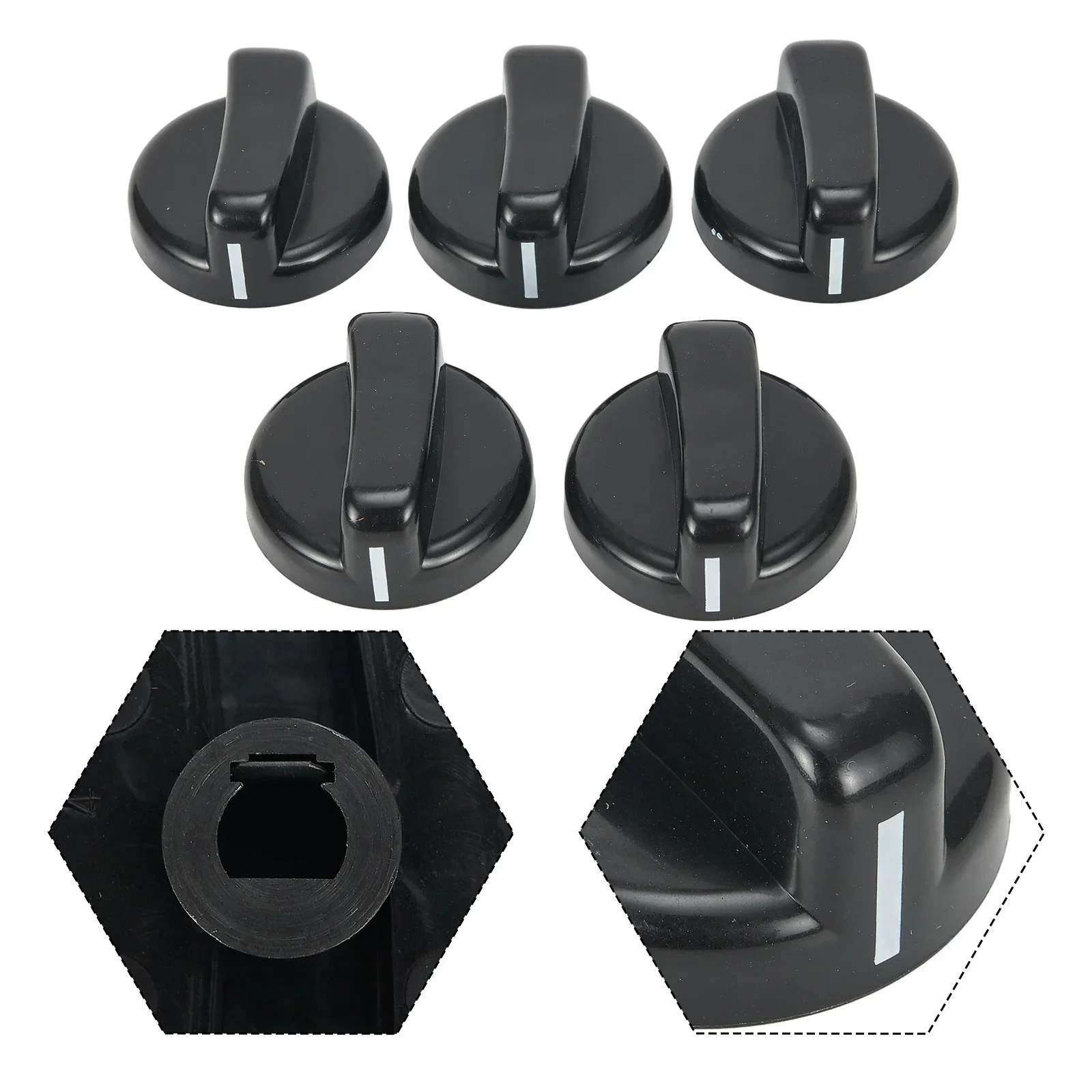 

5PCS Gas Stove Switch Stove Repair Accessories Home Kitchen Cooking Appliance Parts Gas Stove Replacement Knob