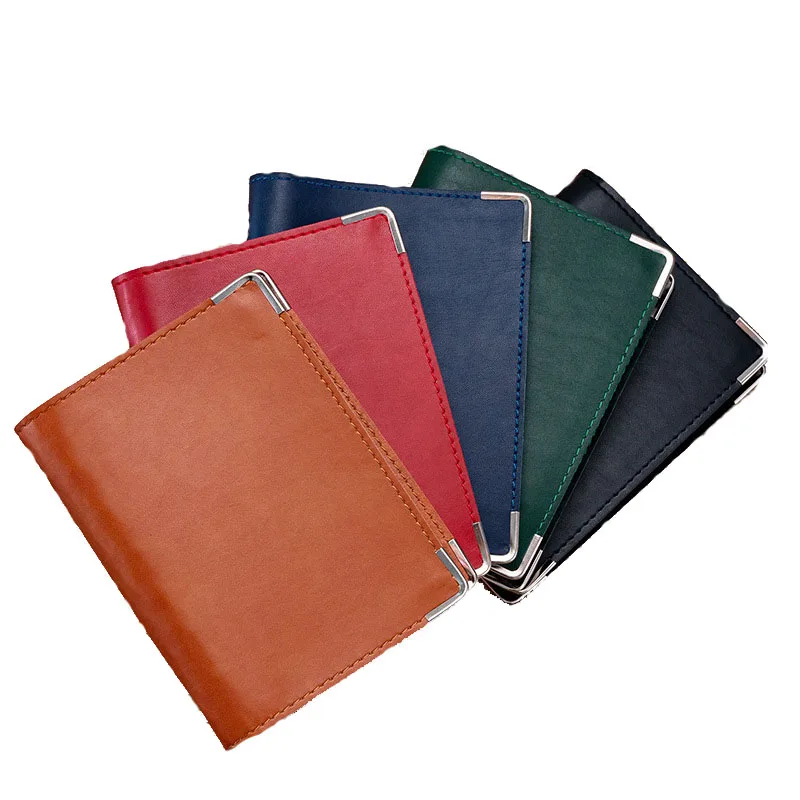 A7 Planner PU Business Leather Loose-leaf Notebook Set Pocket Book Portable Mini Notebooks and Journals Travelers Notebook