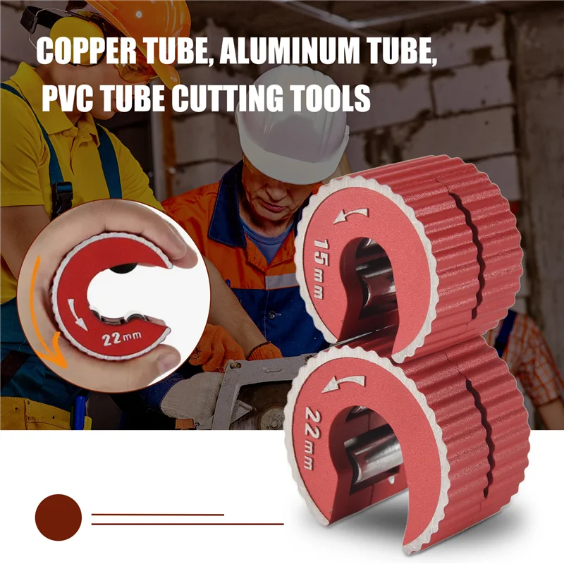 AF95-2PCS 15Mm & 22Mm Kupfer Rohr Cutter Mini Auto Rohr Scheibe Werkzeug Zink-legierung Rohr Cutter für Schneiden Kupfer Aluminium Rohre