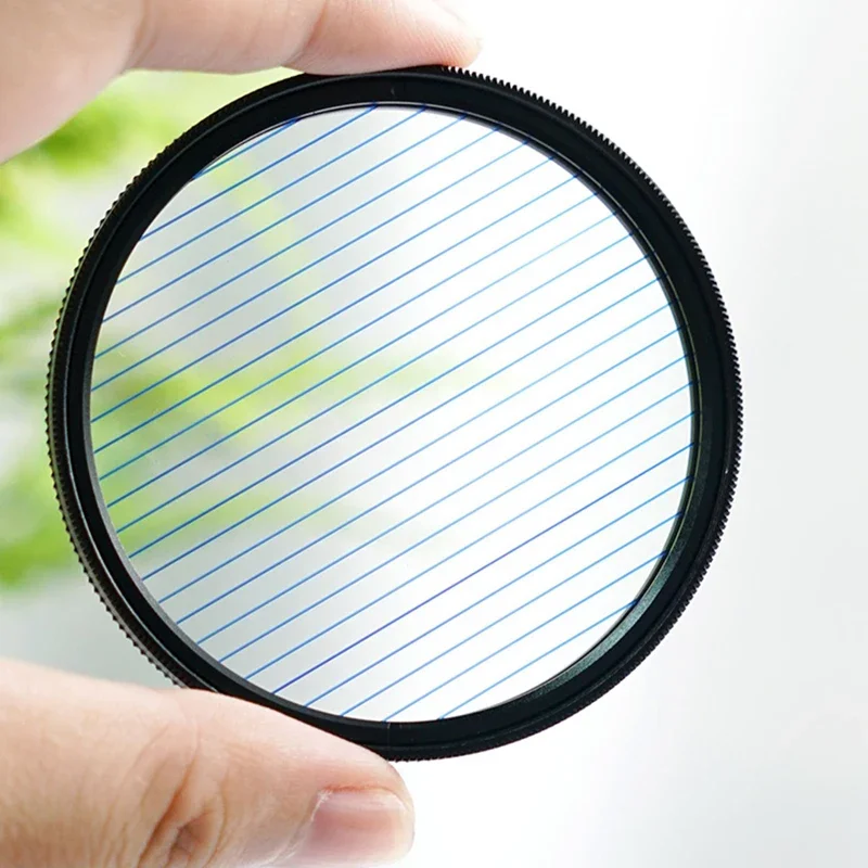 Starlight-filtro cepillado para cámara Canon, Sony, Fuji, Nikon, grabación de escenas nocturnas, pantalla panorámica de película, filtro de efectos especiales