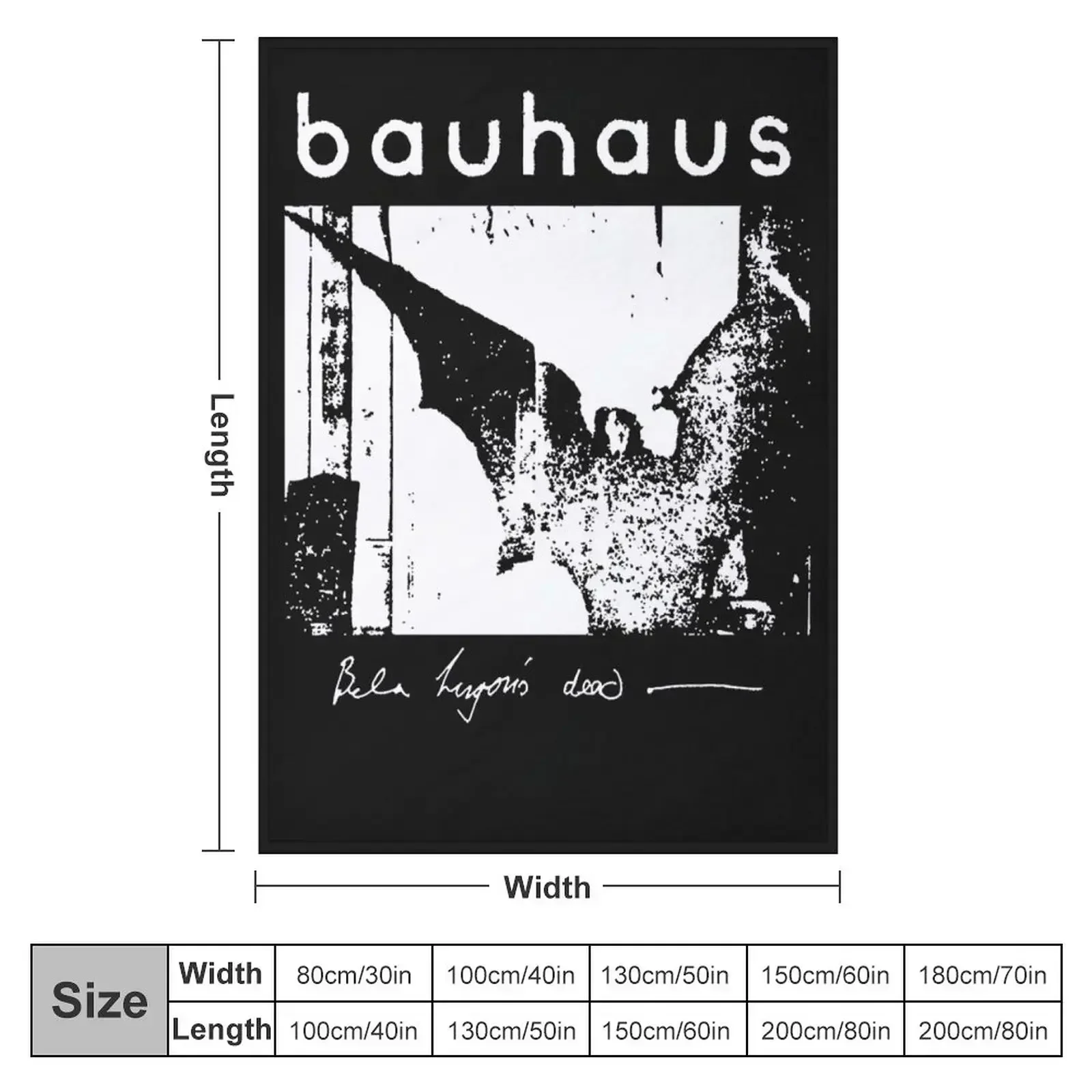 BauhausBat Wings Bela Lugosis Dead Throw Blanket Bed covers Single Thin Cute Plaid Blankets