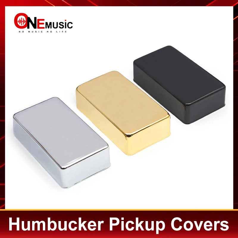 5Pcs Sealed Brass 70*39mm Pickup Covers /Lid/Shell/Top for Electric Guitar/Metal Guitar Humbucker Covers Black/Gold/Chrome