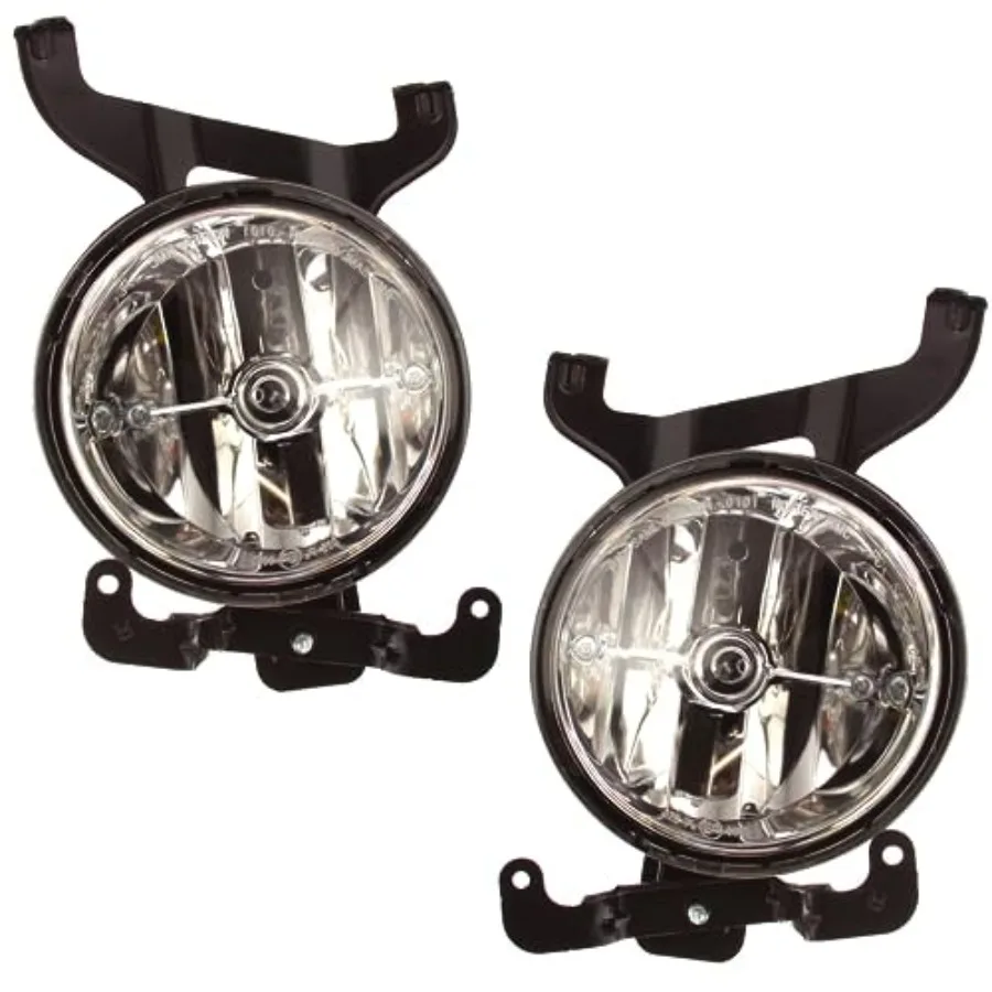 

Fog Light Compatible with 2003-2006 Accent Front Driver and Passenger Side Halogen OE Comparable Set of 2