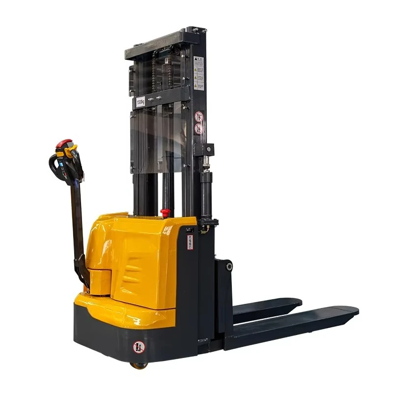 Electric Pallet Stacker Hydraulic Stacker Fork Lift Stacker 3500mm Pedestrian Electric Lift Truck