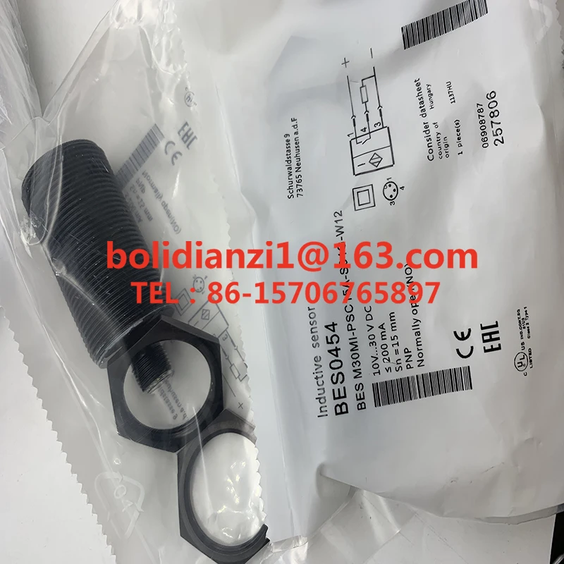 Sensor de indução original BES M30MI-NOC10B-BV02 S04G em estoque