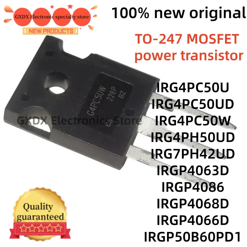 10-20Uds nuevo IRGP4066D IRGP4068D IRGP4086 IRGP50B60PD1 IRG4PC50U IRG4PC50UD IRG4PC50W IRG4PH50UD IRG7PH42UD IRGP4063D TO-247