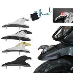 Motorcycle Front Fender Decoration Front Mudguard Ornament Eagle Head Statue Emblem Universal For Kawasaki Yamaha Honda Suzuki
