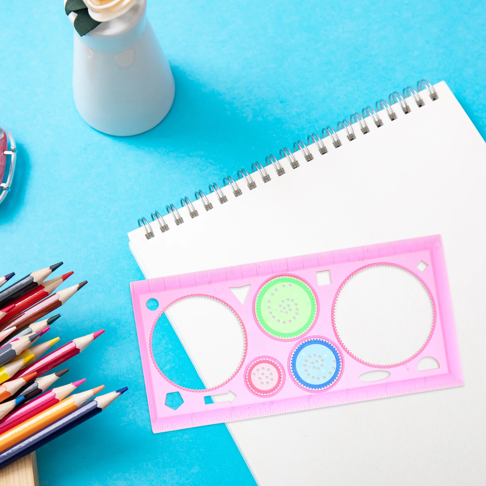 10Pcs Drawing Template Kaleidoscope Set Creative Drawing Tool for Kids Intelligence Development Interactive Play