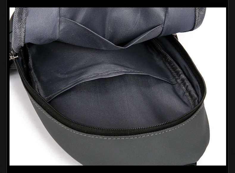 Men's Business Chest Bag, Fashionable Student Casual Shoulder Bag, Simple and Multifunctional Waterproof Crossbody Bag for Women