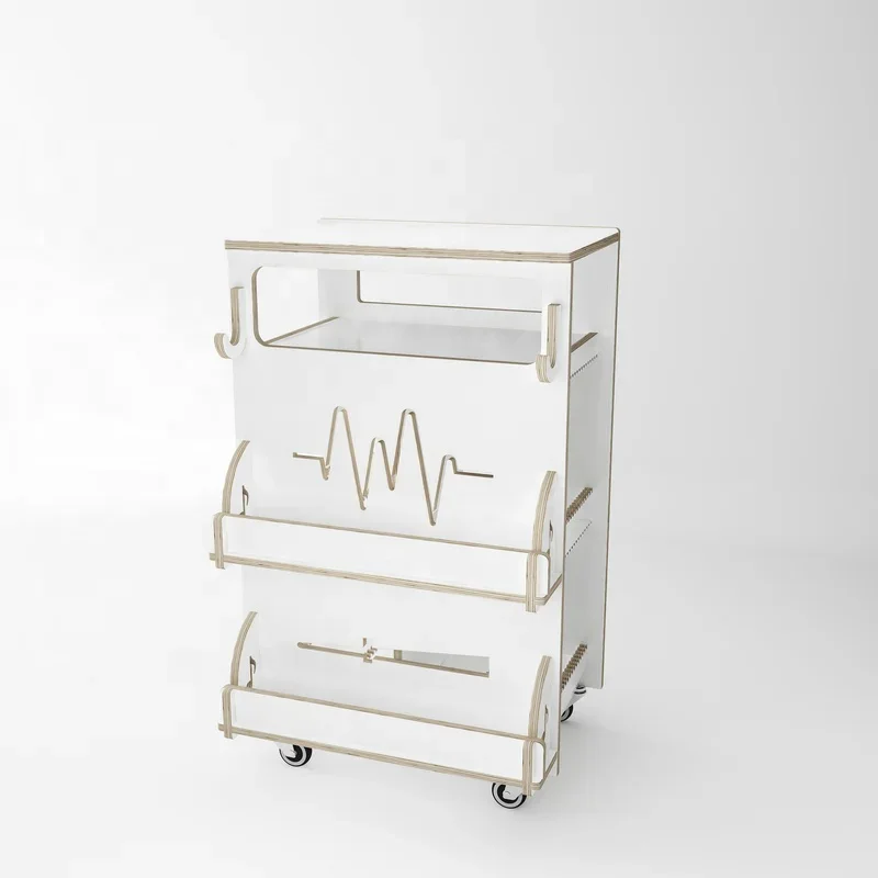 ステーション合板製リビングルーム収納CDラック本棚多機能収納キャビネットガビネテ