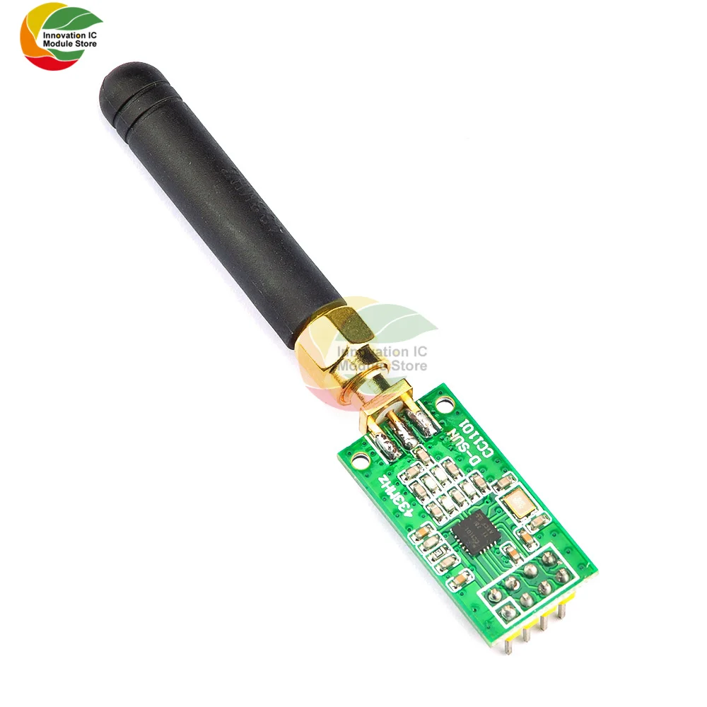 CC1101 Wireless RF Transceiver Board Module 315/433/868/915MHZ+SMA Antenna Wireless Module Supports 2-FSK GFSK or MSK Modulation