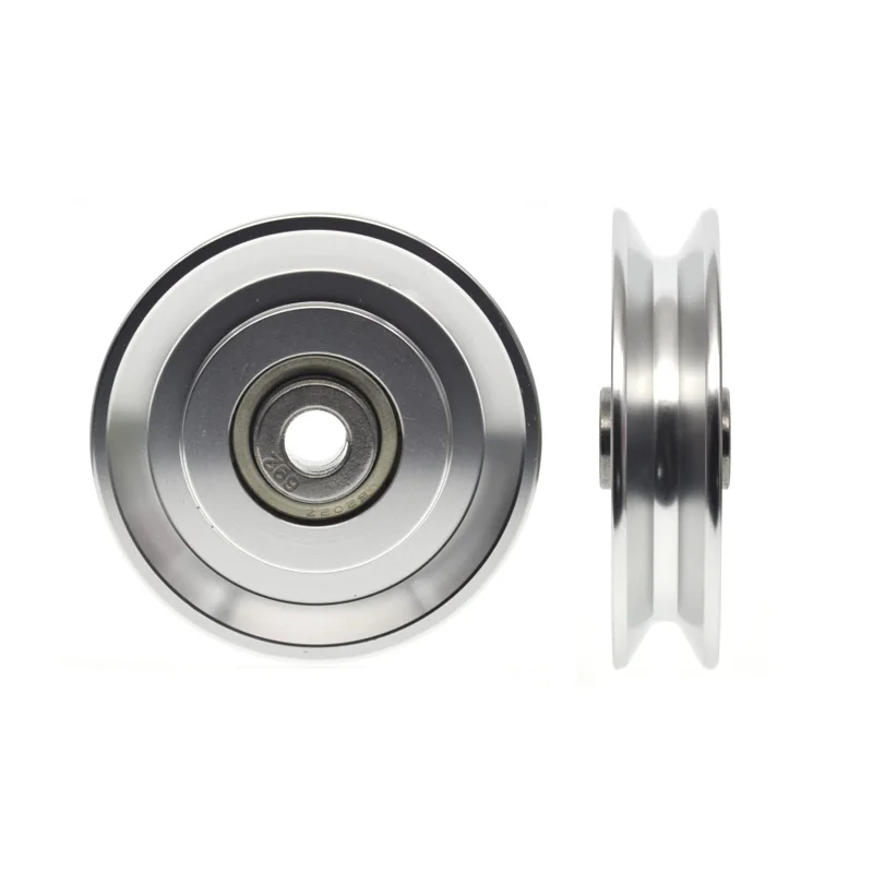 [Al] 1PCS Hoge Kwaliteit Universele Slijtvast Lager Aluminium Materiaal Katrol Wiel Kabel Gym Sport Apparatuur Deel 73/88/95mm