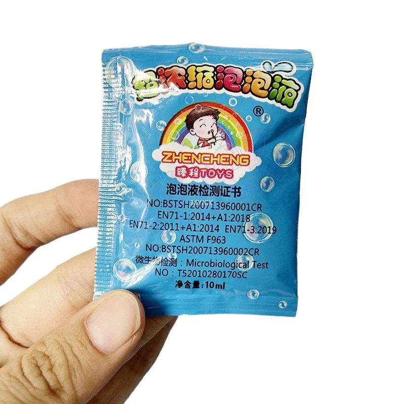 1-10pcs Bubble Machine เติมสี Bubble Concentrate 10pcs ≈ 500ml Bubble Gun เติม