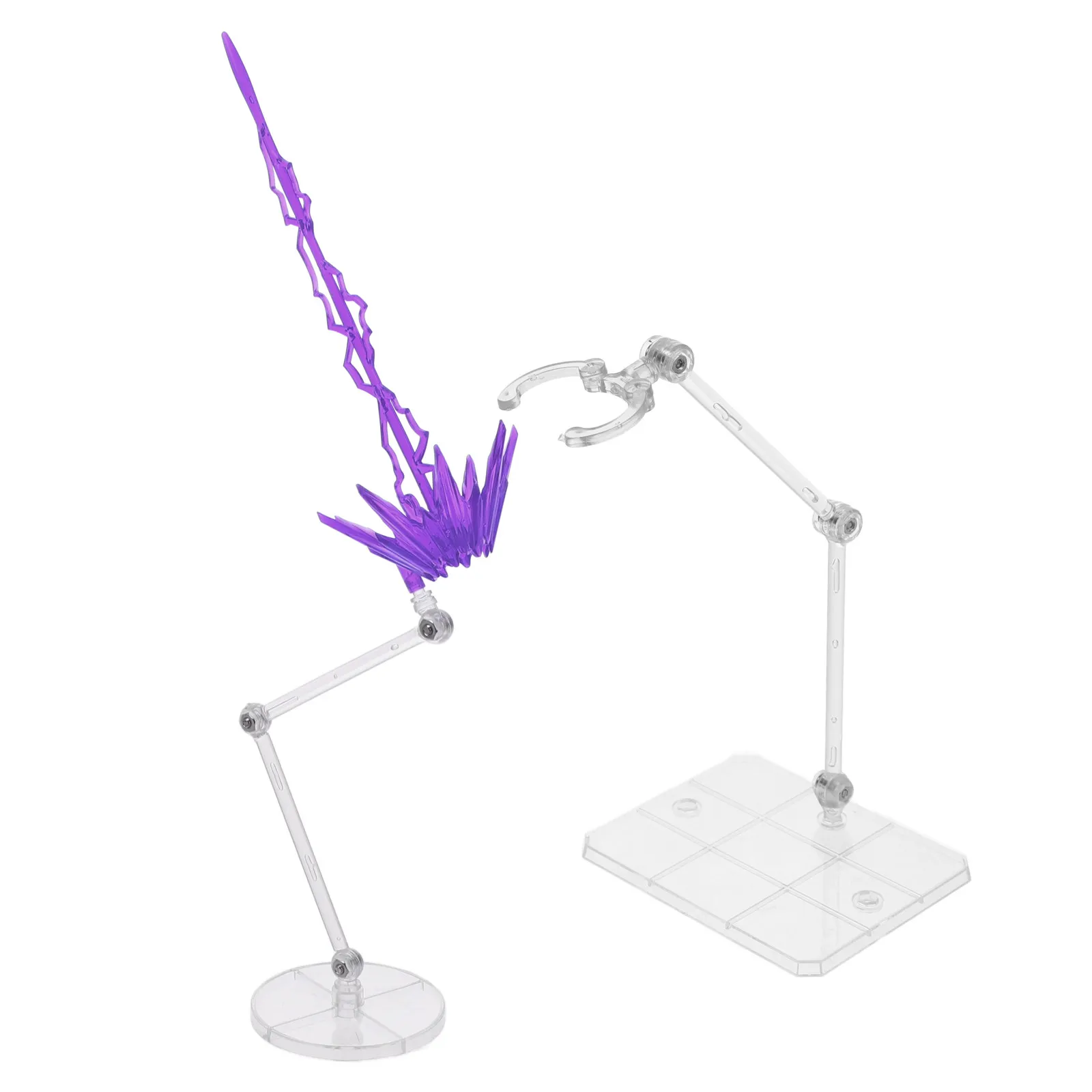 

1Set Display Stand for Action Figures Anime Collectibles Clear Stable Base Portable Desktop Rack with Eye-Catching