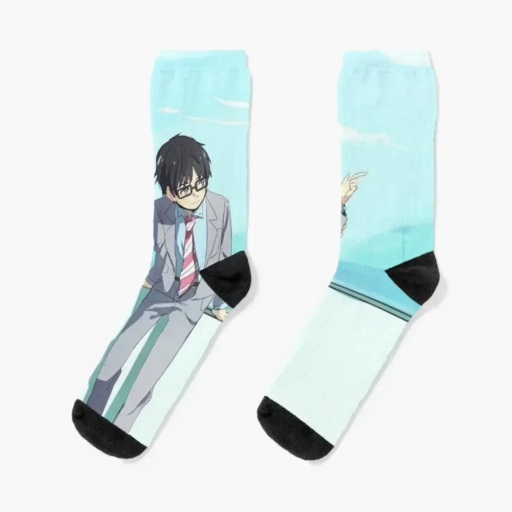 

Your lie in April Socks retro designer Soccer Stockings man Socks For Girls Men's