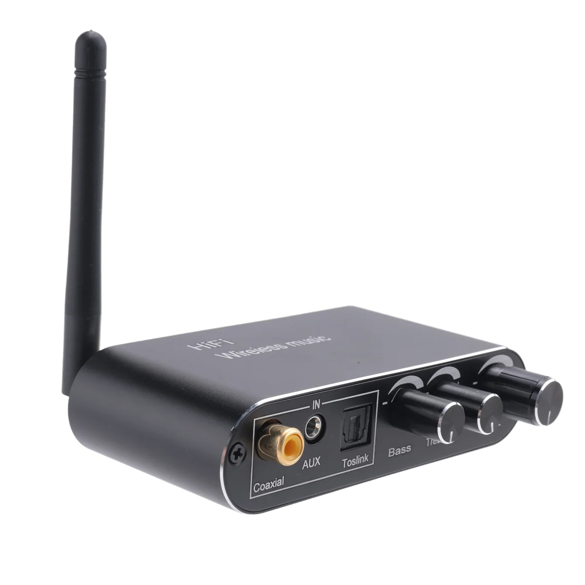 M20K Digital-To-Analog Converter Bluetooth 5.1 Receiver DAC Optical/Coaxial to AUX 3.5 mm Audio Output with Volume Control