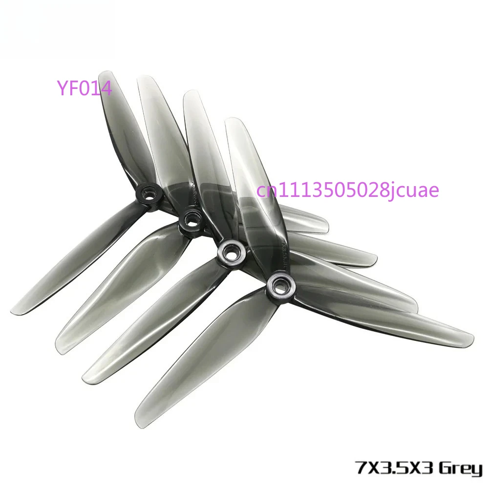 7 Inch 7035 Three-blade Propeller 2 Pairs FPV Racing Drone Replacement Propeller 7x3.5x3