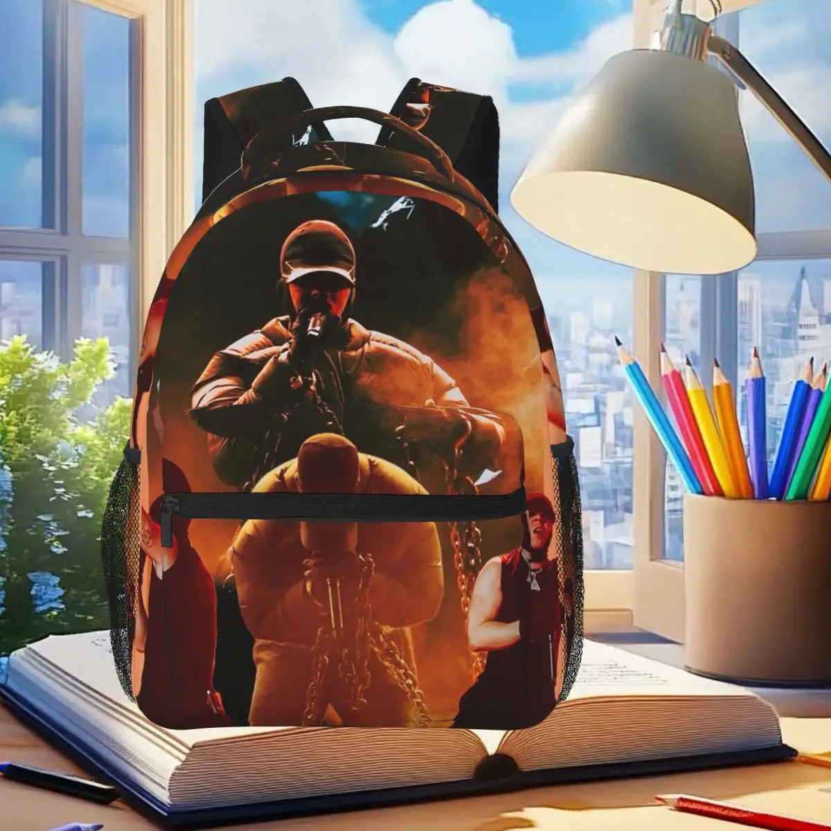Rapper Quevedo Buenas Noches Merch Backpack Student Boys Girls BookBag Kids School Bag Computer Shoulder Bags for Men Women