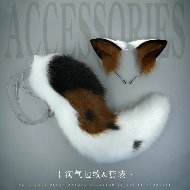 

Women Animal Wolf Ears Party Club Headdress Plush Hairband Furry Lolita Headband Anime Halloween Christmas Cosplay Accessories