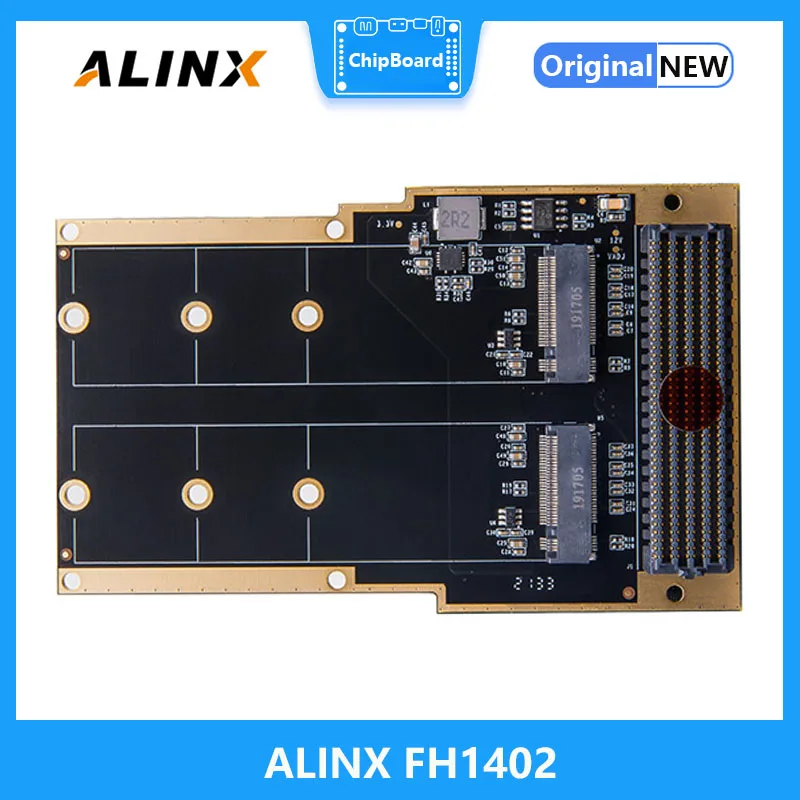 

ALINX FH1402: FMC HPC to 2-Channel M.2 NVME SSD Interface Adapter Card FMC Daughter Board for FPGA