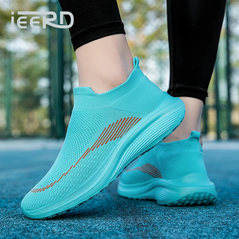 

Slip On Men and Women Sneakers For Summer Cushion Soft Mesh Breathable Walking Shoes Casual Socks Shoes Unisex