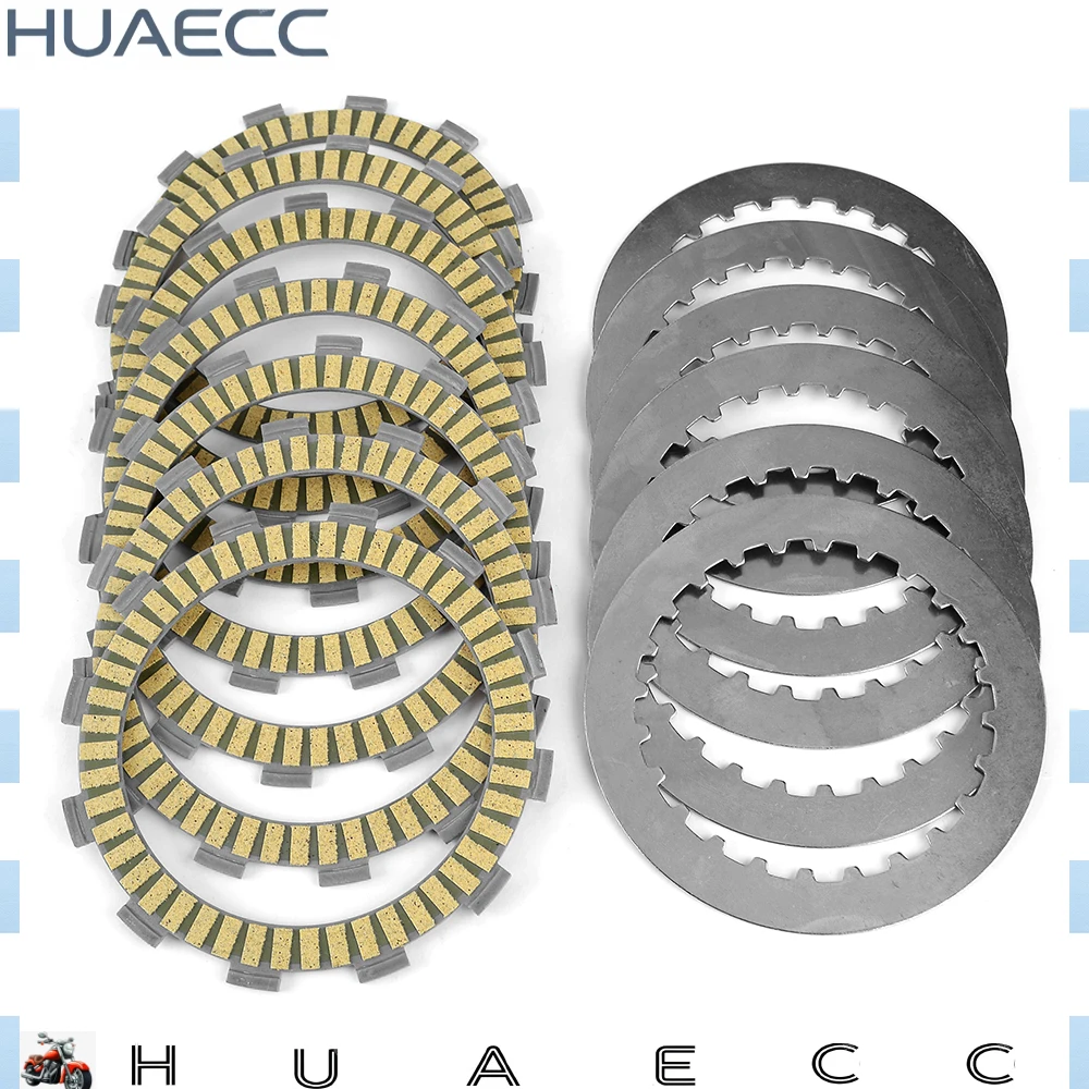 Clutch Friction Steel Plates Disc for Honda CR125R CR 125 R 1986-1999 1998 1997 1996 1995 1994 1993 22321KA3710 22201KS6700 - view 2