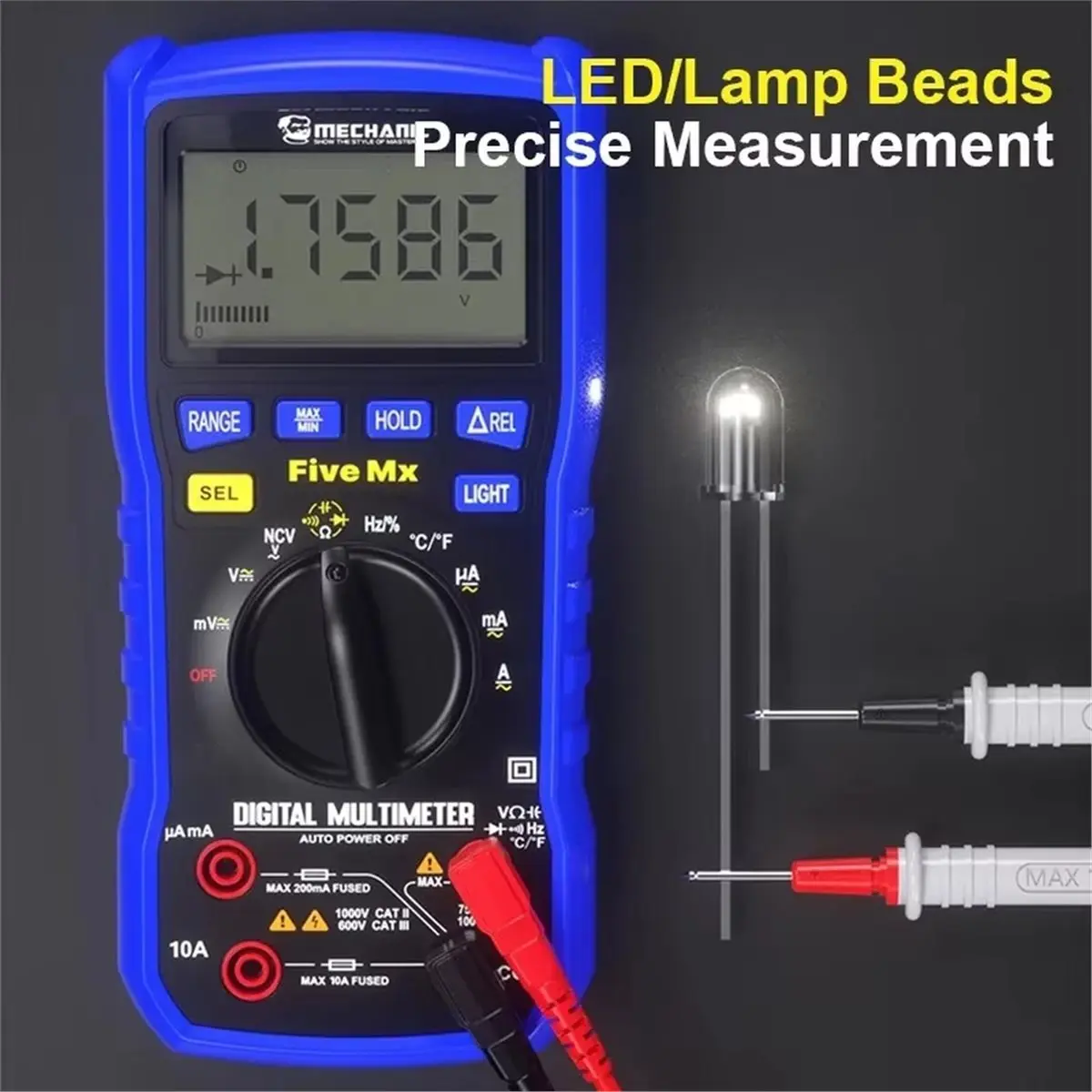 RECOMMENDATION   Five MX Four-Bit Semi Digital Multimeter for Mobile Phone Repair High Temperature Detection Multimeter