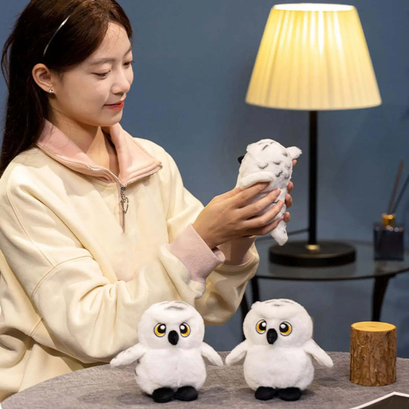 

Мягкая плюшевая подушка с изображением совы 5,12 дюйма, мягкие игрушки с совой для детей, взрослых, девочек и мальчиков, подруга, День Святого Валентина, день рождения, диван, спальня