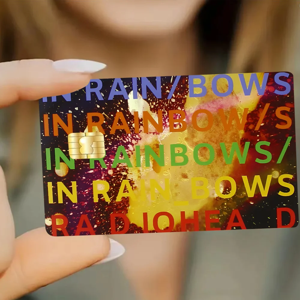 Rock Band Radiohead MusicAnime Cartoon Sticker Film Skin لبطاقة الائتمان وبطاقة حافلة البنك #5