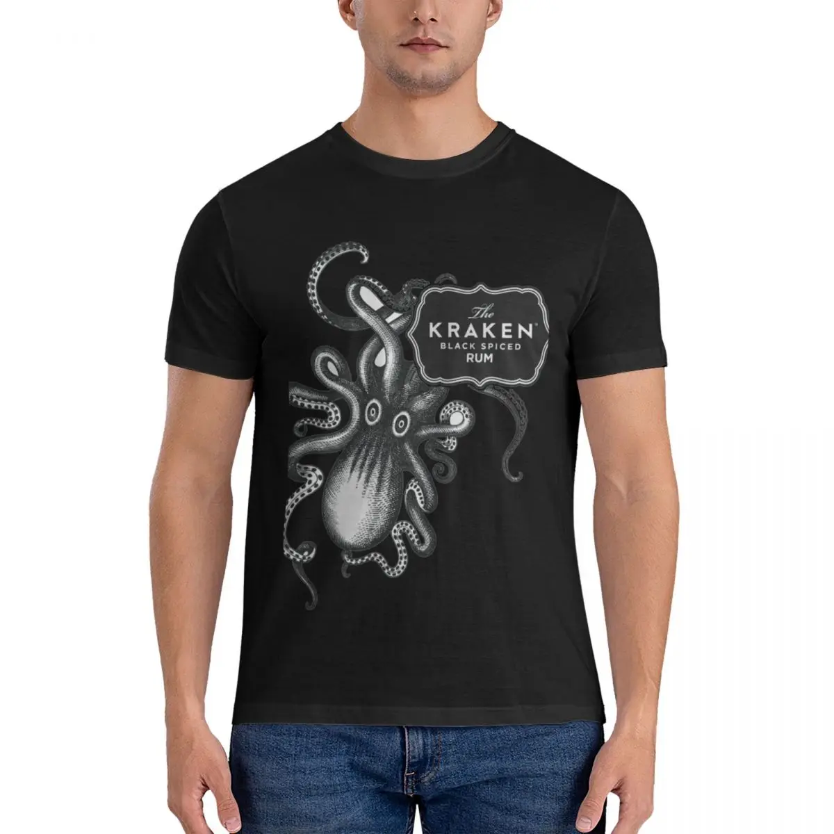 Kraken Rum Classic Essential T-Shirt custom t shirts mens graphic t-shirts pack blank t shirts