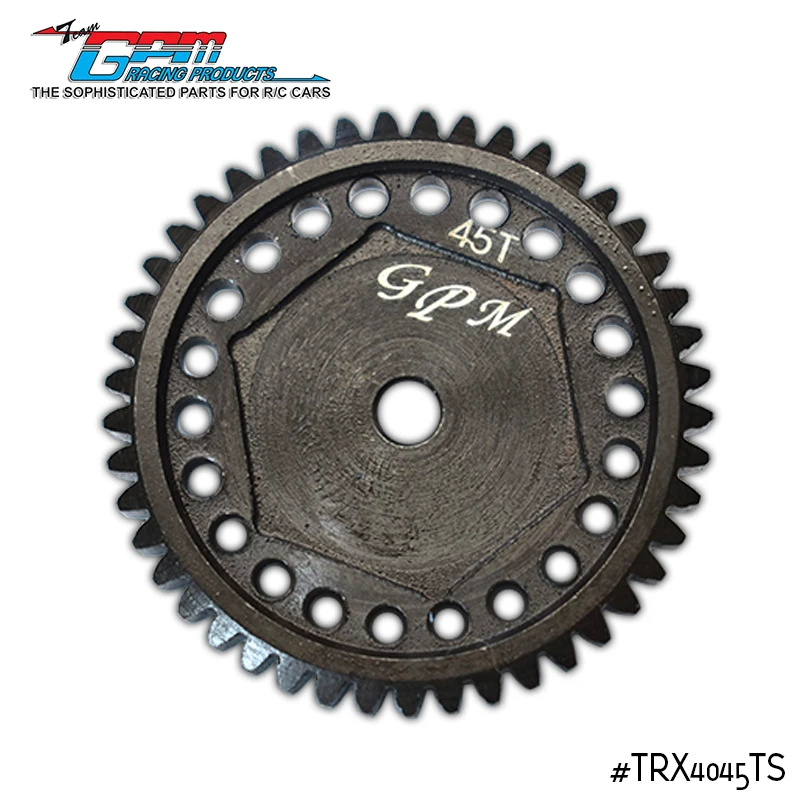 GPM CARBON STEEL SPUR GEAR 45T For TRAXXAS-1/10 ELECTRIC 4WD TRX4 DEFENDER TRAIL CRAWLER -82056-4