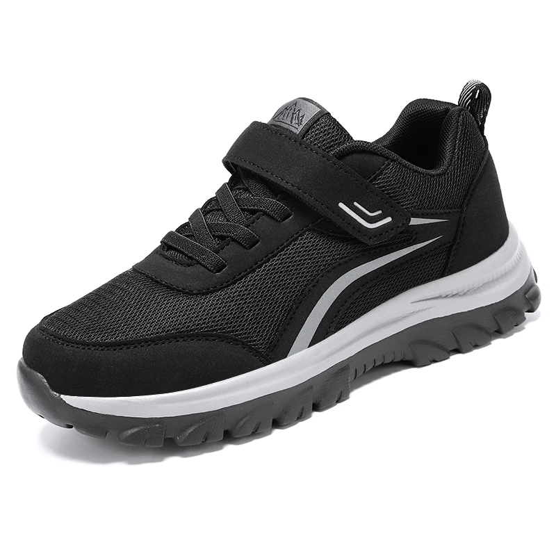 Новая повседневная спортивная обувь для пар, уличная противоскользящая сетчатая дышащая повседневная легкая прогулочная обувь для среднего и пожилого возраста