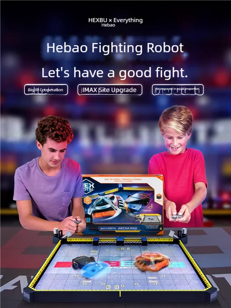 HEXBUG BattleBots Arena MAX, Remote Control Robot Toys for Kids with Over 30 Pieces, STEM Toys for Boys & Girls Ages 8 & Up, Bat