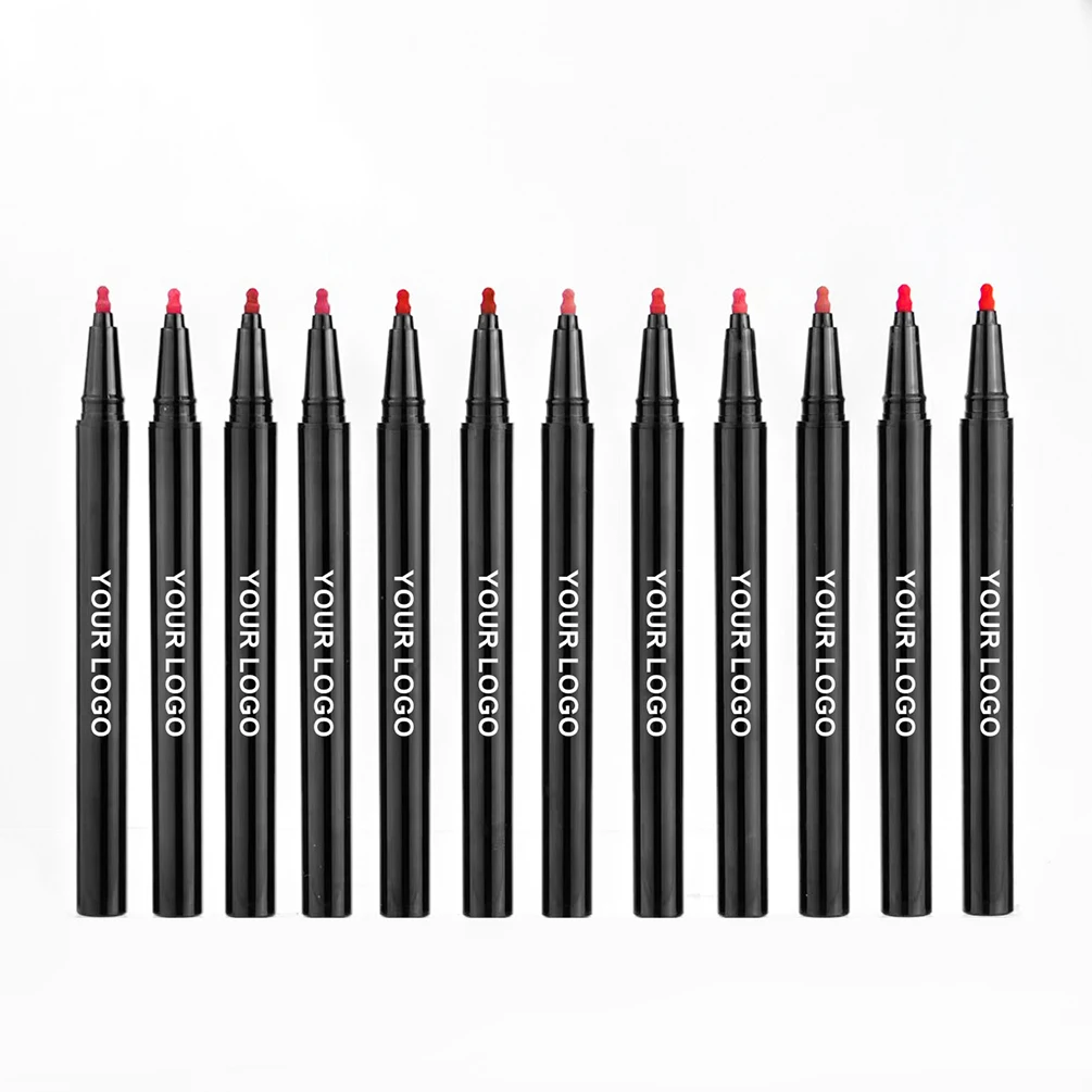 

Подводка для губ под частной маркой с индивидуальным логотипом, антипригарная, водостойкая, долговечная, матовая жидкая подводка для губ, матовый натуральный пигмент, макияж для губ