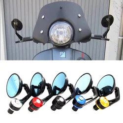 Motorcycle Handlebar RearView Rear View Mirror for Vespa Sprint Primavera GTV GTS LT S LX LXV 50 125 250 300IE 360° Alluminum