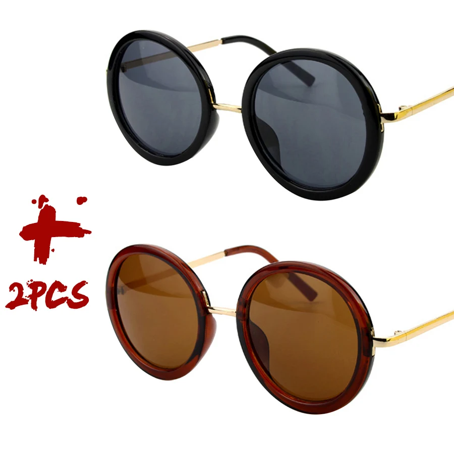 Retro Runde Sonnenbrille Damen Markendesigner Outdoor Reise Fahren Vintage Sonnenbrillen Herren Unisex Mädchen Damen 5 Farben Bestseller – Detail 10