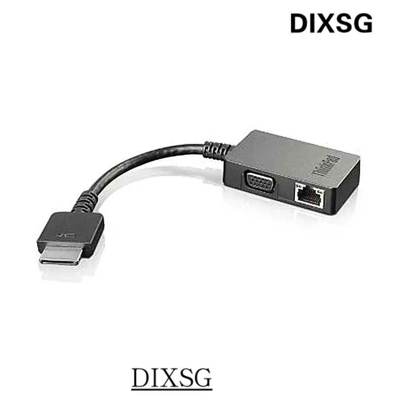 FOR Lenovo ThinkPad OneLink  to VGA/RJ45 Adaptor (Black) New IBM ThinkPad 13/Gen 2, yoga 260, yoga 460  X1 yoga 1st,yoga 14