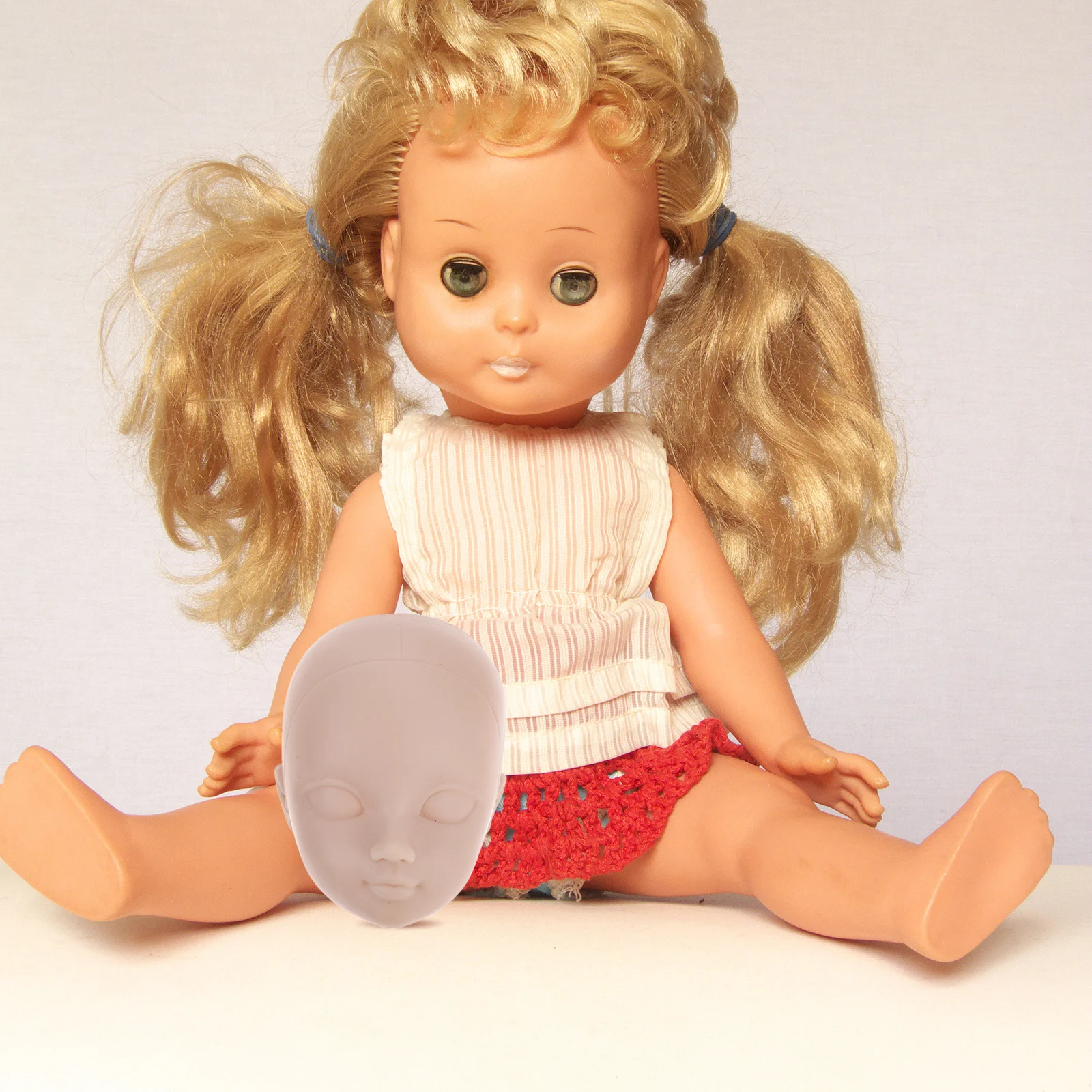 

10Pcs Makeup Practicing Head Replacement Plastic for Cosmetology Practice Simple Ideal Gift for Women